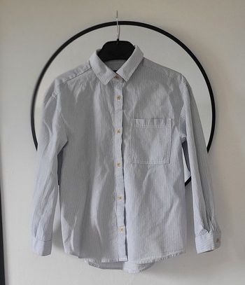 Chemise à rayure bleu et blanc pour fille marque Tex