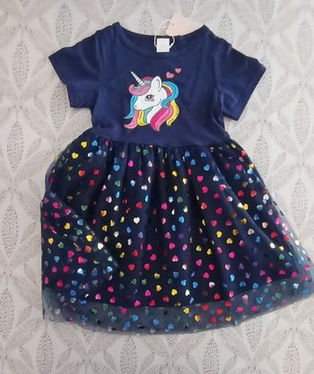 Robe licorne fille 6 ans