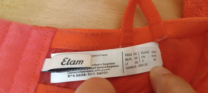 Soutiens gorge Rose 100E Etam - photo numéro 5