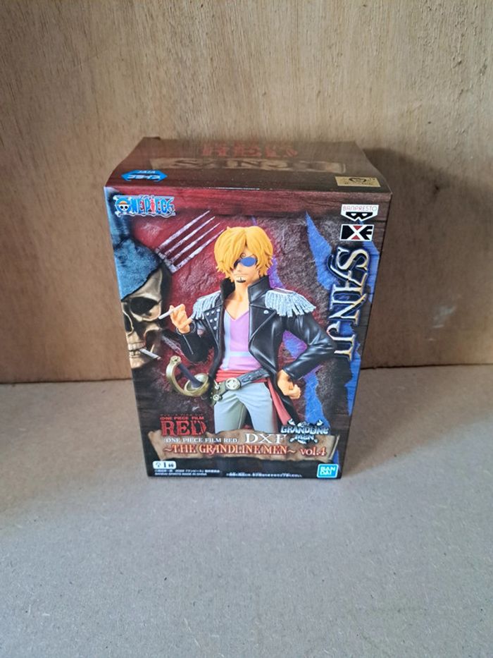 Sanji figurine one piece red Banpresto
