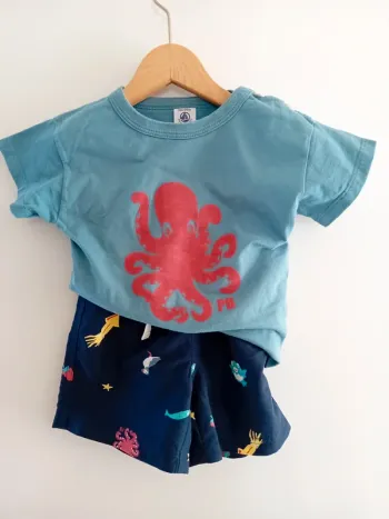 Ensemble short de bain + joli tee-shirt