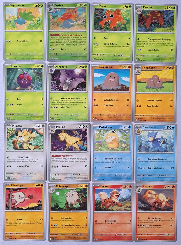 🃏 Collection de 131 cartes Pokémon série EV - 151 de 2024 - photo numéro 4