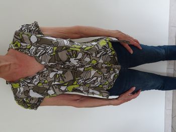 Chemise manches courtes fleurie