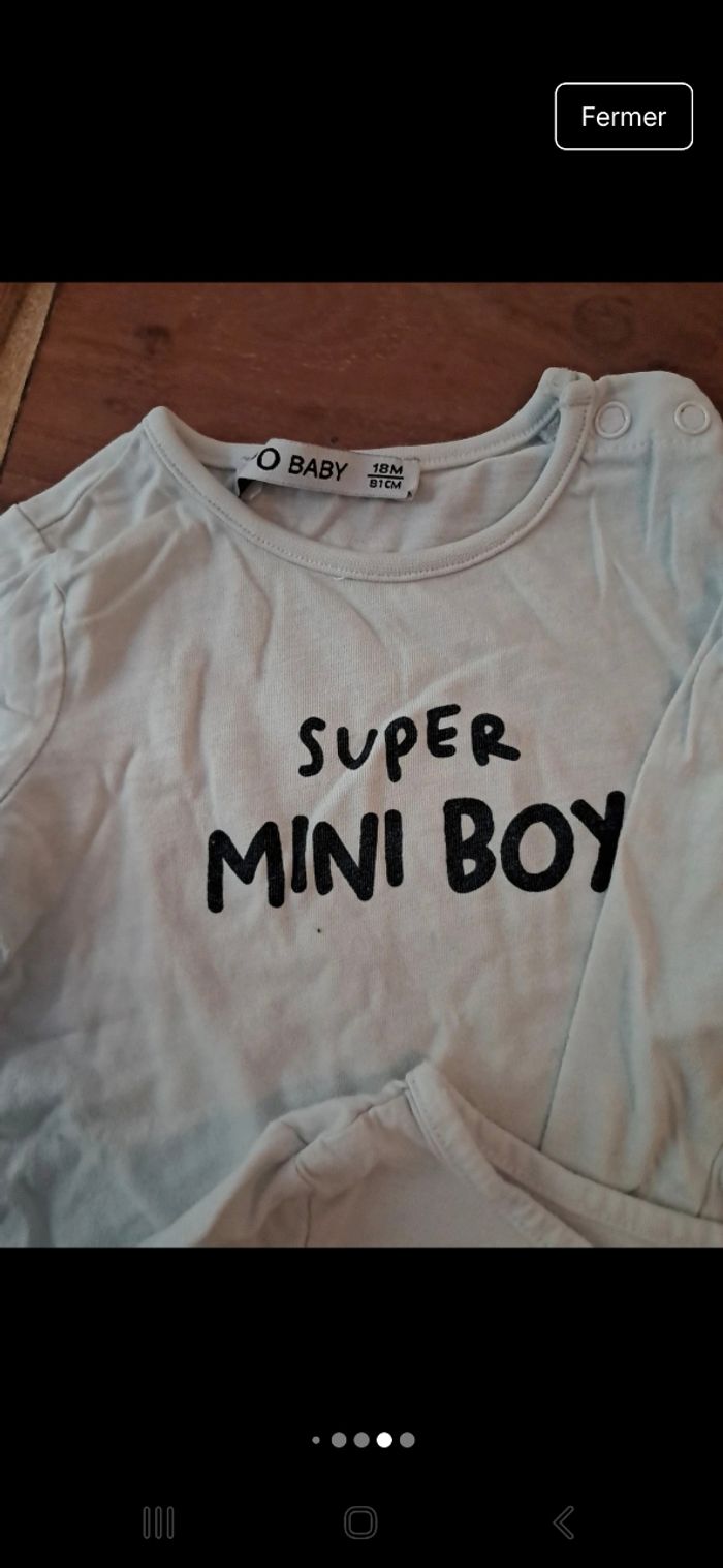 Lot de 4 tee-shirt manches longues 18mois - photo numéro 5