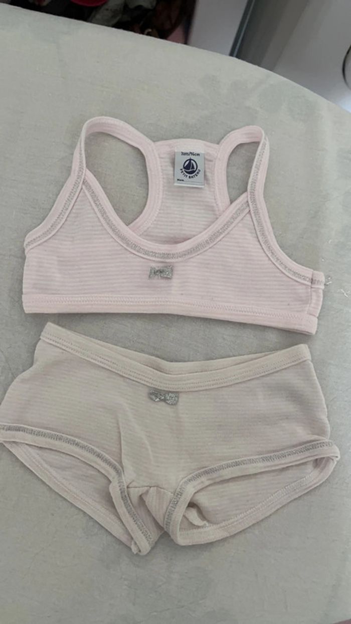 Ensemble fille 3 ans petit bateau