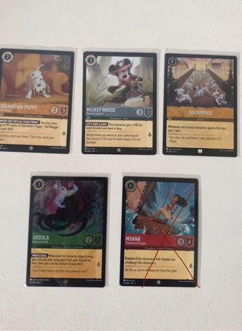 Lorcana EN - Chapter 3 - Inklands - 4 cards FOIL