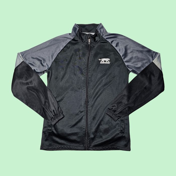 Airness – Veste de Sport Noir & Gris – 14 Ans – Logo Panthère – Zip Avant