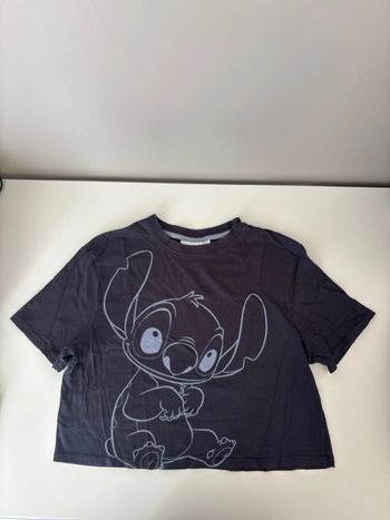T shirt manche courte Stitch - Type croc top overside - Taille XS - Disney