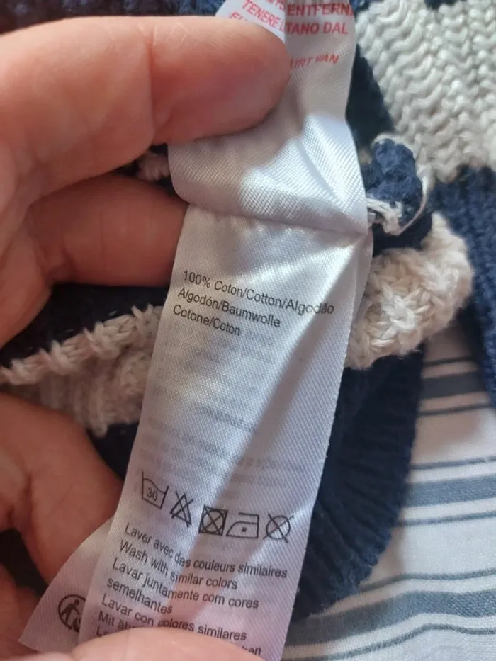 Pull en maille légère à capuche 100% coton - photo numéro 6