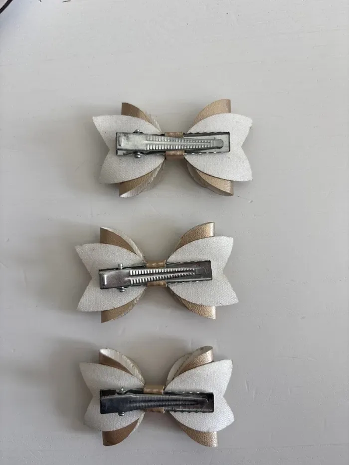 Barrettes dorées - photo numéro 2