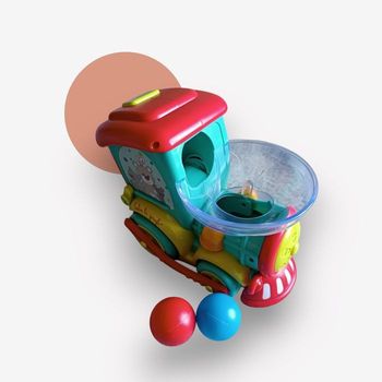 Train d’éveil interactif avec balles magik pop vtech – jouet bébé Sophie la girafe