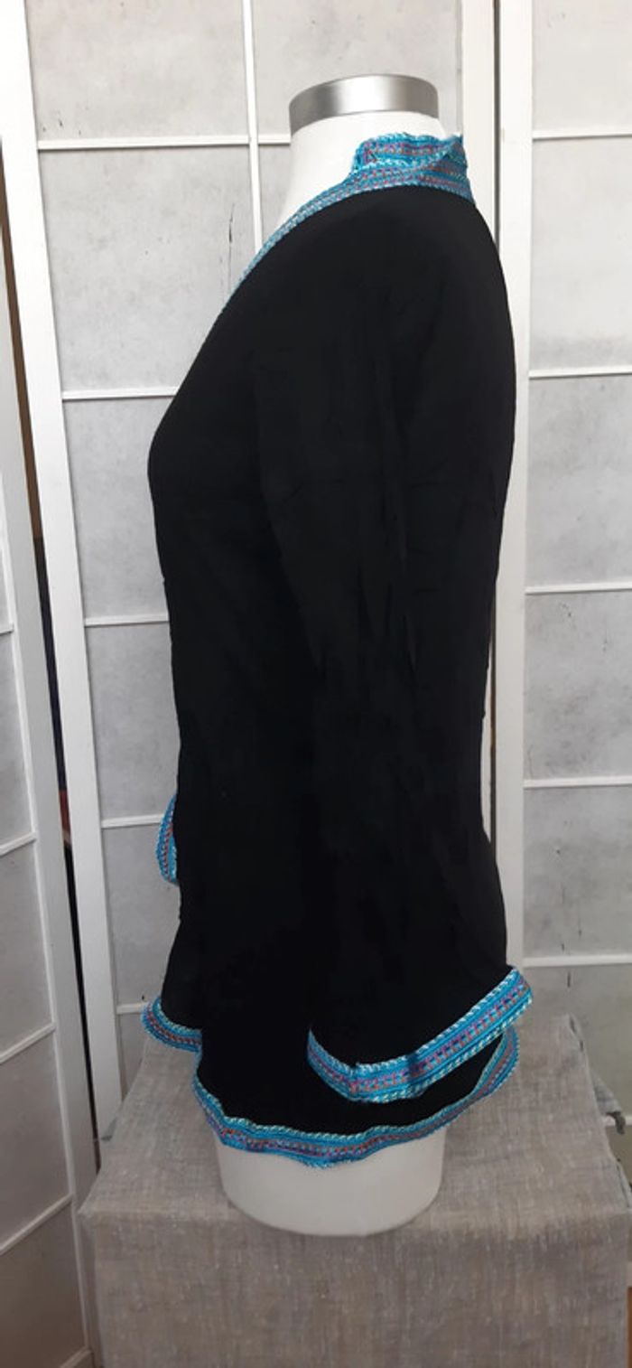 Haut noir bleu - photo numéro 3