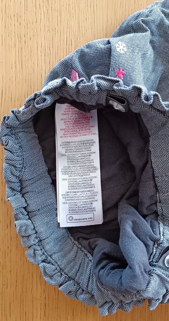 Short Sergent Major 18 mois 80 cm fille gris - photo numéro 6