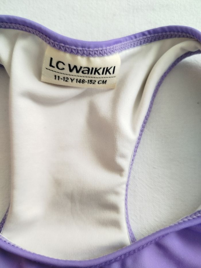 Maillot de bain fille 2 pièces violet 11-12 ans LC Waikiki - photo numéro 3