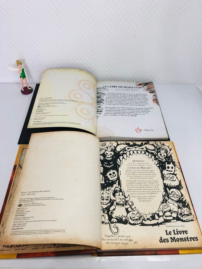 Lot de 2 livres Lego ( le livre des monstres et le livre du Spinjitzu) - photo numéro 3
