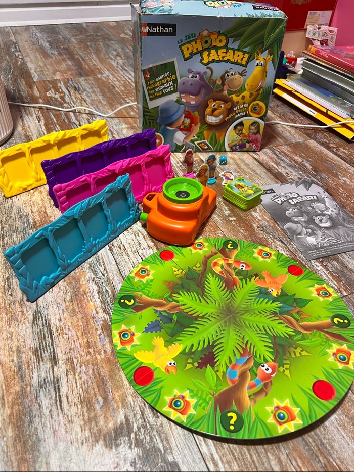Jeu de société le jeu photo safari Nathan - photo numéro 2