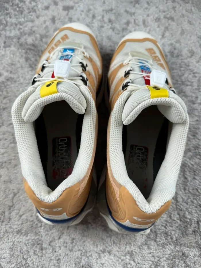 Salomon XT-4 OG - Tire Vanilla Ice - Beige & White & Blue - photo numéro 18