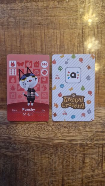 Carte Amiibo Punchy - Cédric - Félix 050