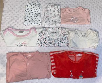 Lot habit fille 6 mois