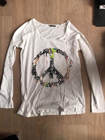 tee shirt jennyfer taille 38 blanc