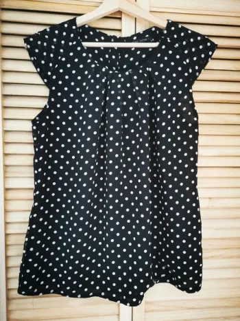 Blouse imprimé pois