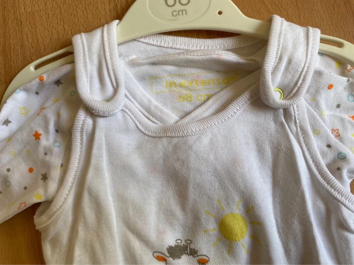 Joli ensemble 6 pièces bébé T. 6 mois/68 cm mixte neuf avec étiquette - photo numéro 11