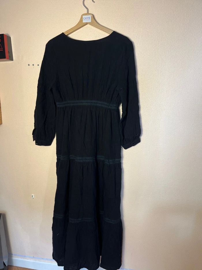 Robe longue noir Mona - Taille XS - photo numéro 7