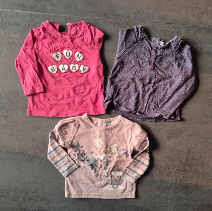 T-shirts ML, Fille 12 mois - photo numéro 9