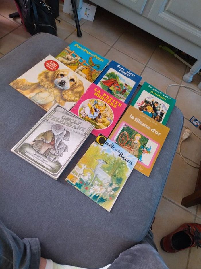 Lot de livres anciens pour enfants8 livres anciens (années 70)