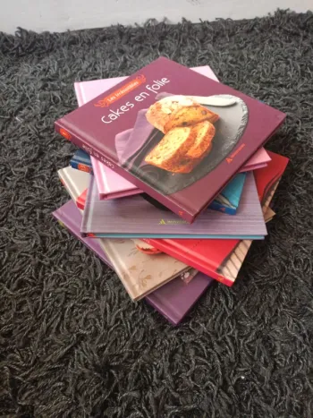 Collection de livres de cuisine