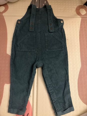 Salopette velours 18 mois Kiabi 