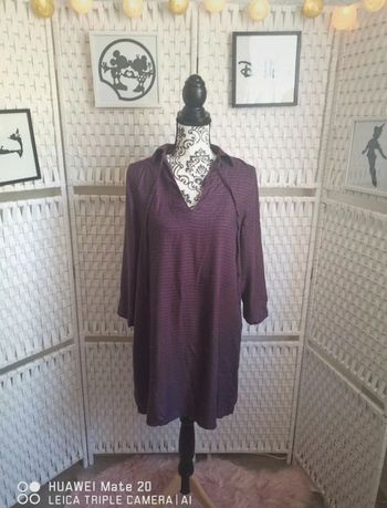 💕Superbe robe droite June d'Etam en viscose multicolore - femme taille 38 - style chic et moderne💕