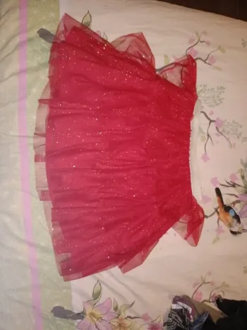Jupe rouge paillettes in extenso 14 ans