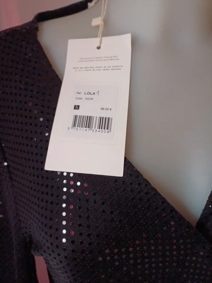 Magnifique robe de fête pailletee taille S - photo numéro 5