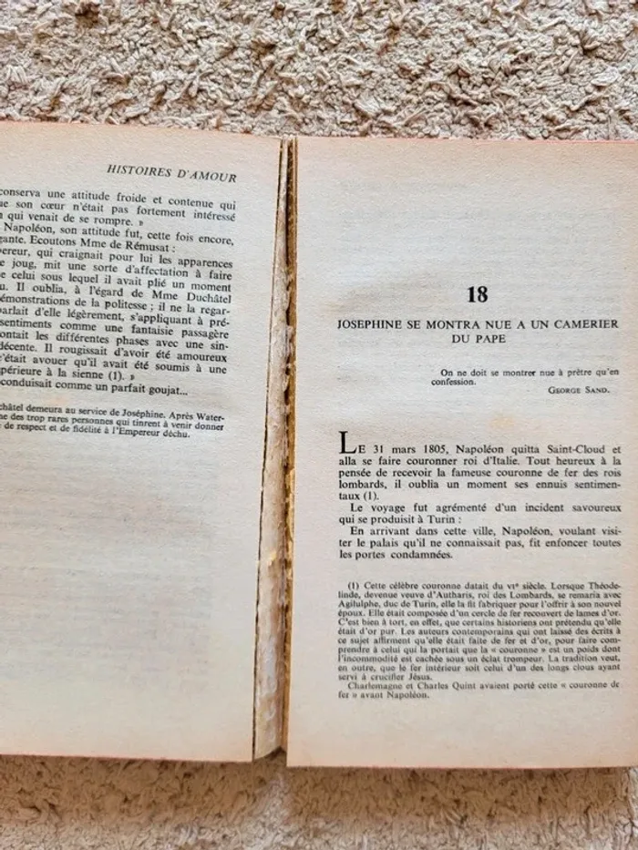 Lot de 5 livres "Histoires d'amour de l'histoire de France" de Guy Breton - 1965 - photo numéro 20