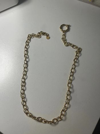 Collier chaîne doré