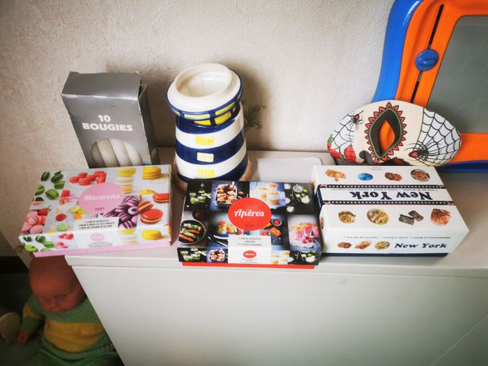 Coffret pâtisserie / Pot phare / Bougies