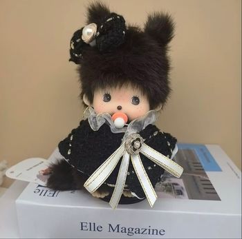 Peluche Monchhichi 15cm neuf