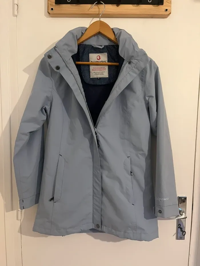 Parka bleu ciel Bermudes - taille 34
