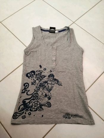 Tee shirt à bretelle gris XS