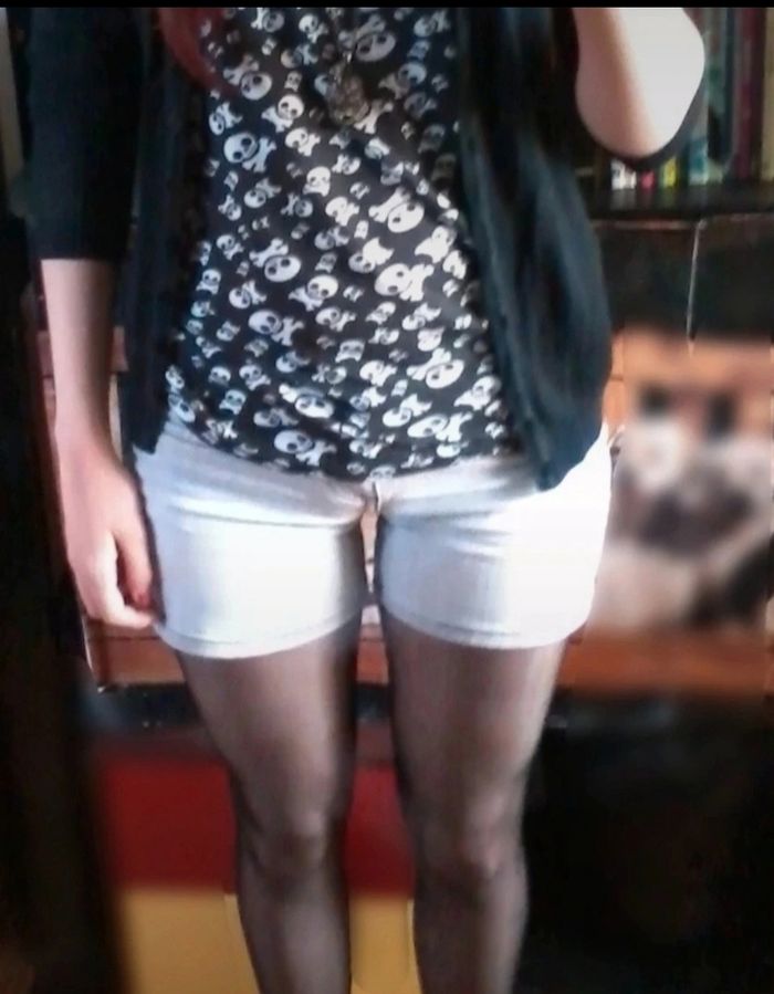 Short jean gris - photo numéro 3