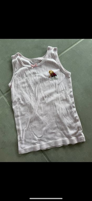 Maillot de corps débardeur Anna Reine des neiges