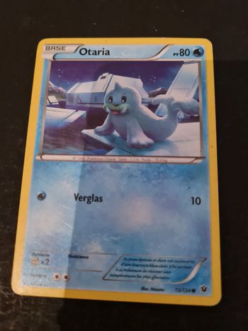 Carte pokémon  otaria 15/124