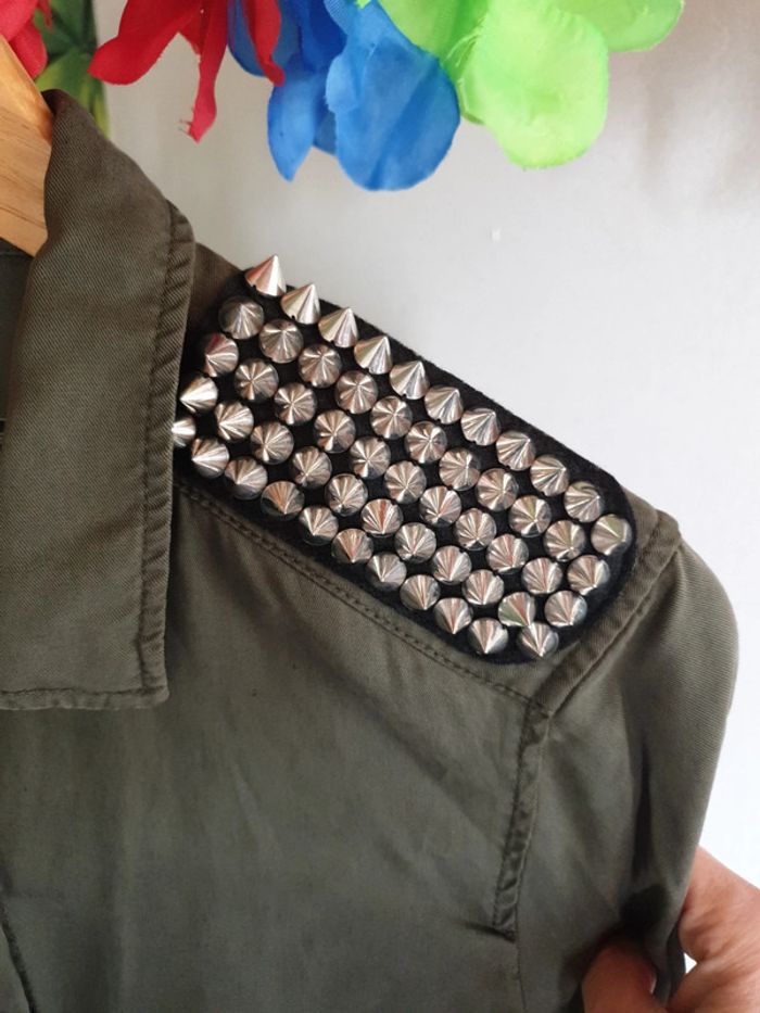 Chemise type militaire à picots - photo numéro 4