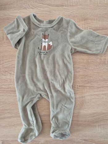 Pyjama velours Renard