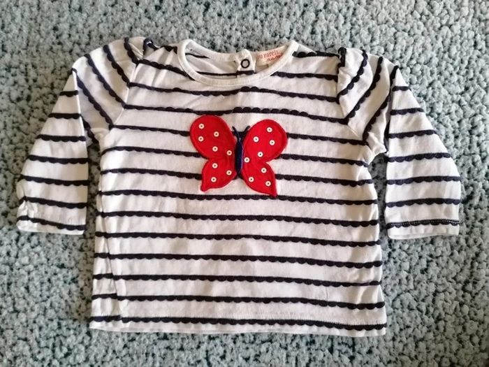 Tee-shirt fille taille 6 mois - photo numéro 4