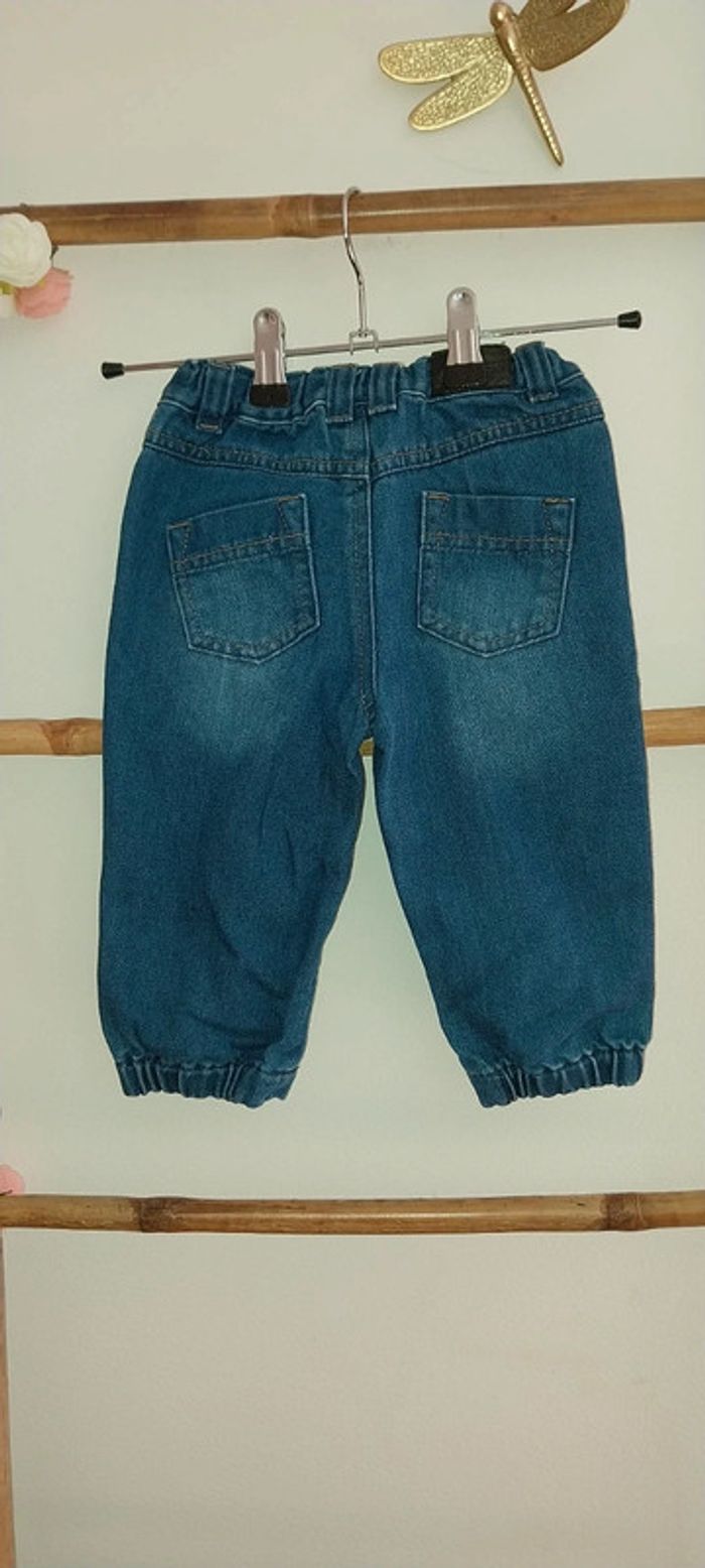 Jean baggy bleu très bon état 18 mois - photo numéro 4