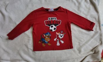 Tee-shirt 3 ans Paw Patrol