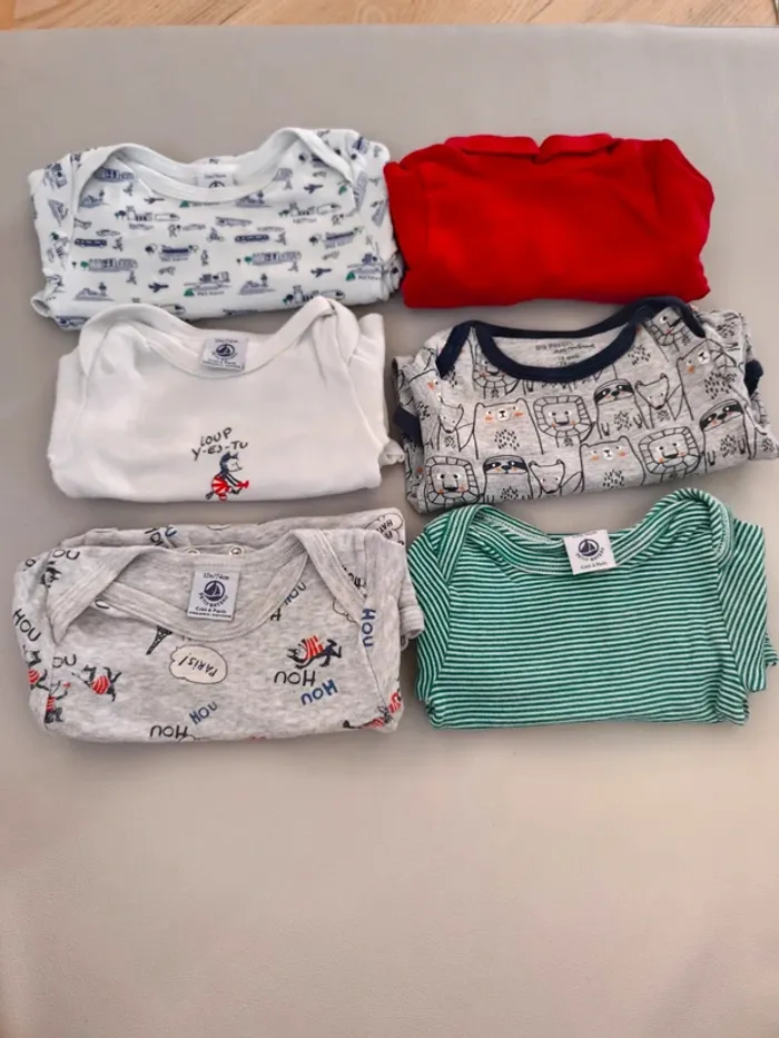 Lot de 6 bodys - photo numéro 3