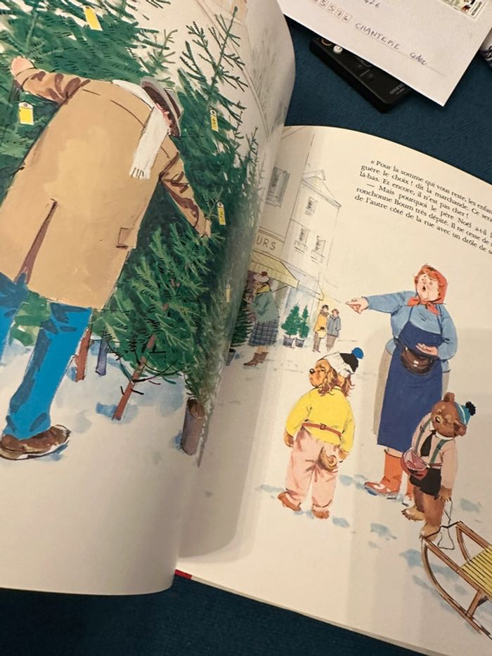 Livre Le Noel de Caroline édition collector Pierre Probst album bd rouge père - photo numéro 5